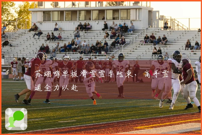 苏翊鸣单板滑雪雪季结束，高手雪道全力以赴